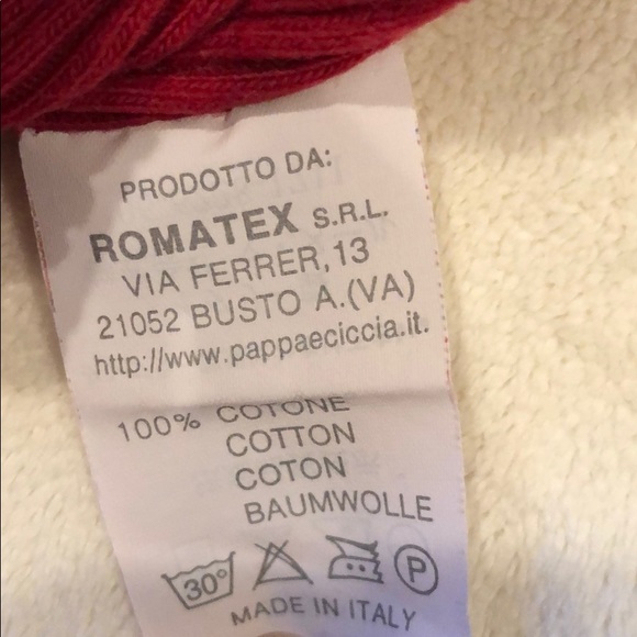 Pappa & Ciccia red knit top and pants 24 months - Picture 9 of 10